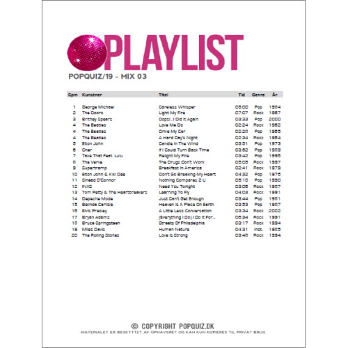 Demoark600x600 Playlist