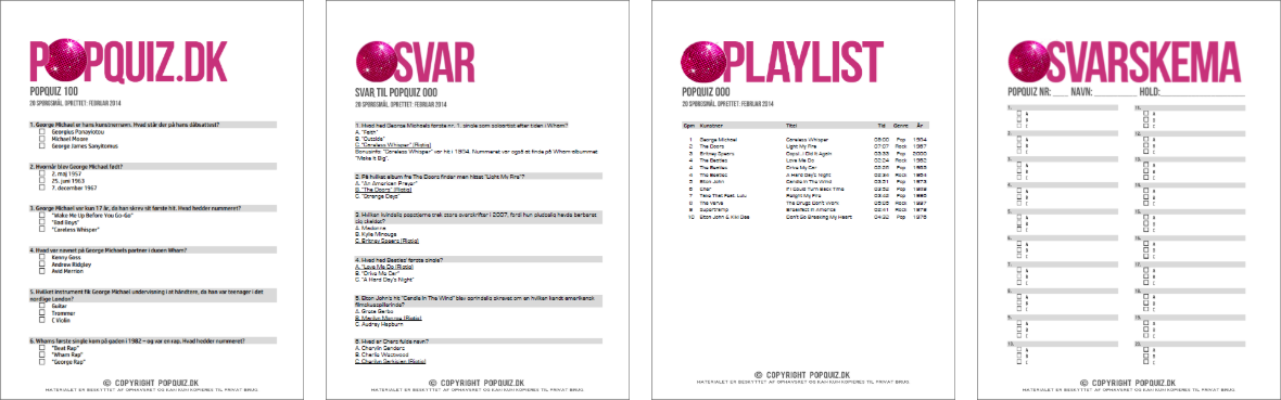 Gratis musikquiz til fest - Popquiz.dk